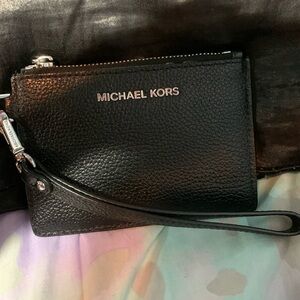 Michael kors black wristlet
